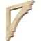 Ekena Millwork Merced Slat Rough Sawn Bracket, Douglas Fir, 4"W x 40"D x 40"H BKT04X40X40MRC06RDF - alternate 1